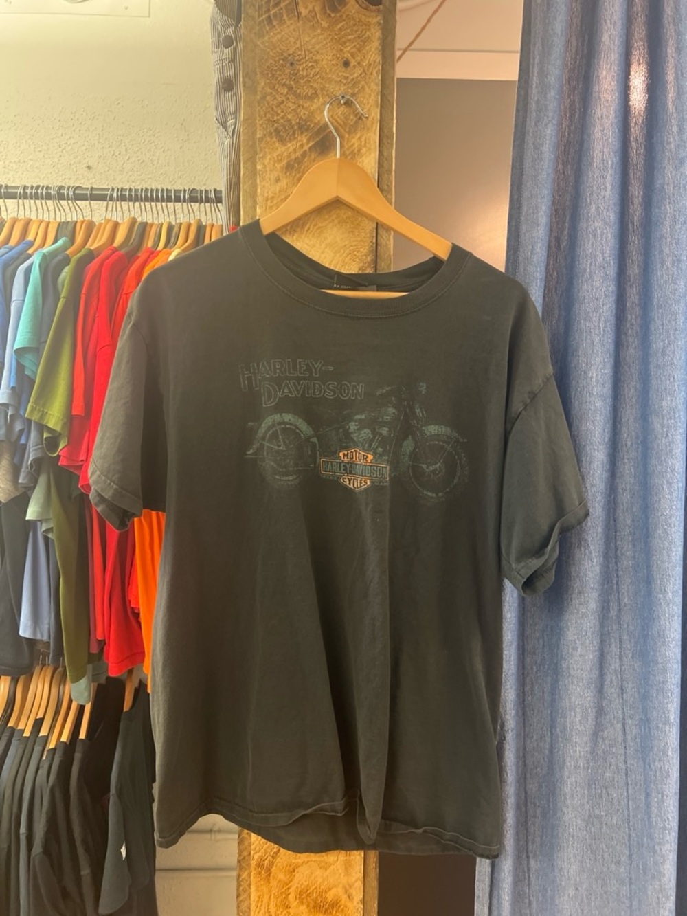Vintage Harley Davidson Indianapolis, Indiana Black tee